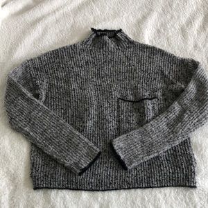 Goodnight Macaroon Gray Turtleneck Sweater